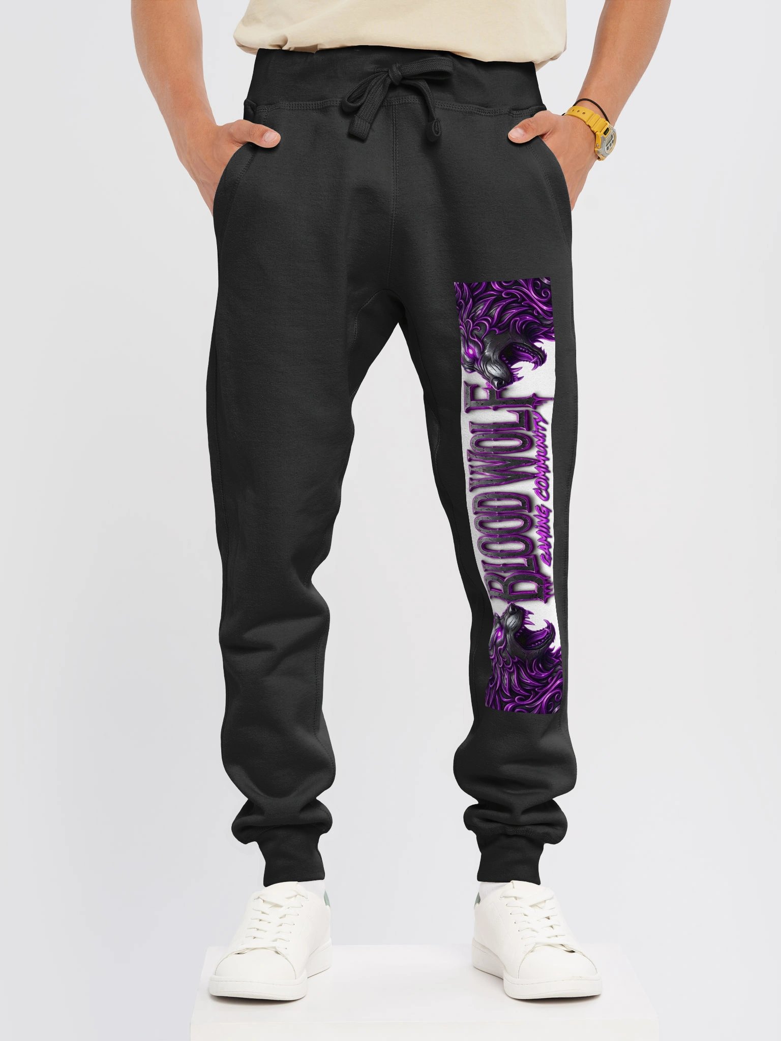 Bloodwolf Gaming Wolf Logo Joggers product image (9)