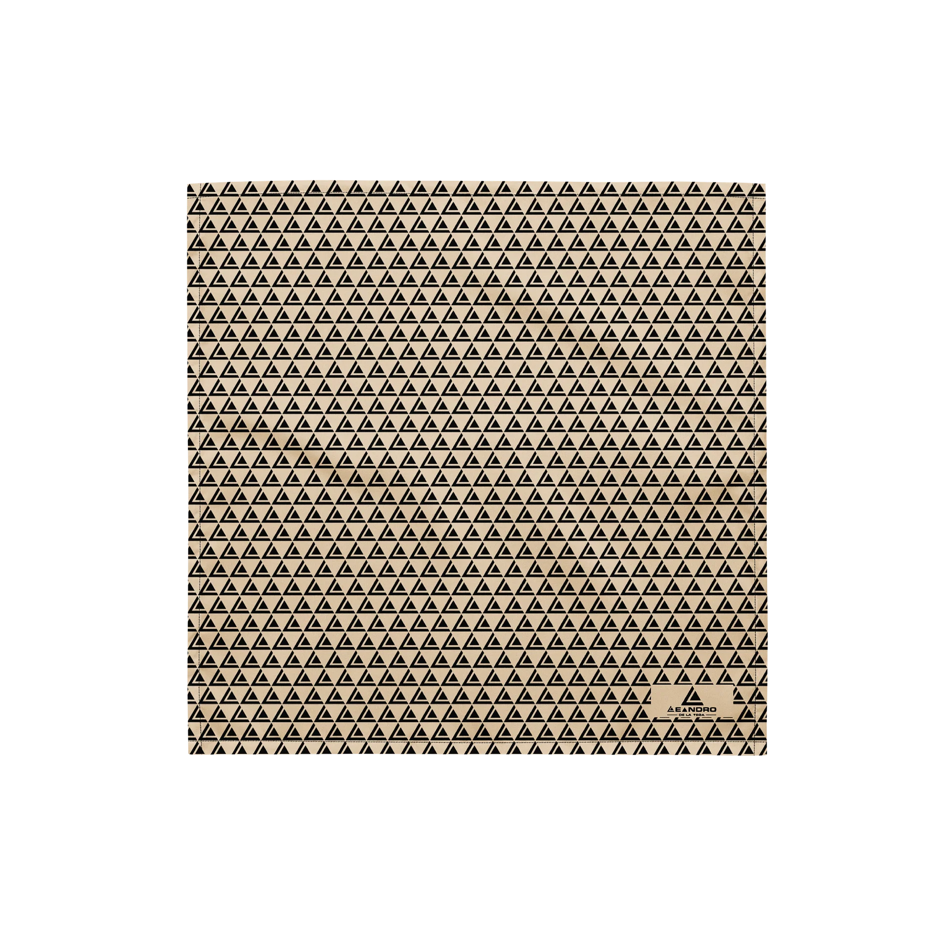 LEANDRO DE LA VEGA BANDANA CHAMPAGNER LOGO product image (2)