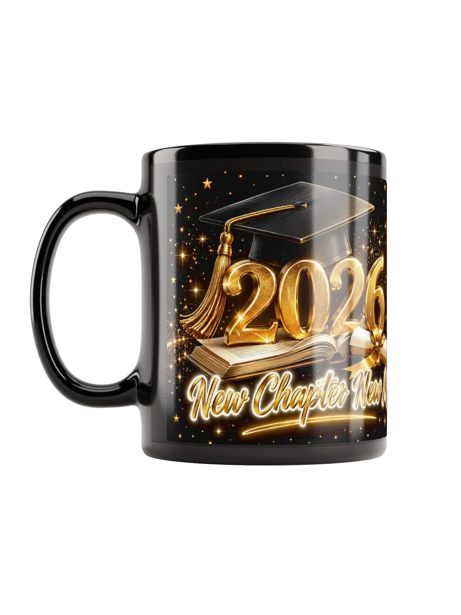 Class of 2026 — Black Glossy Graduation Mug product image (1)