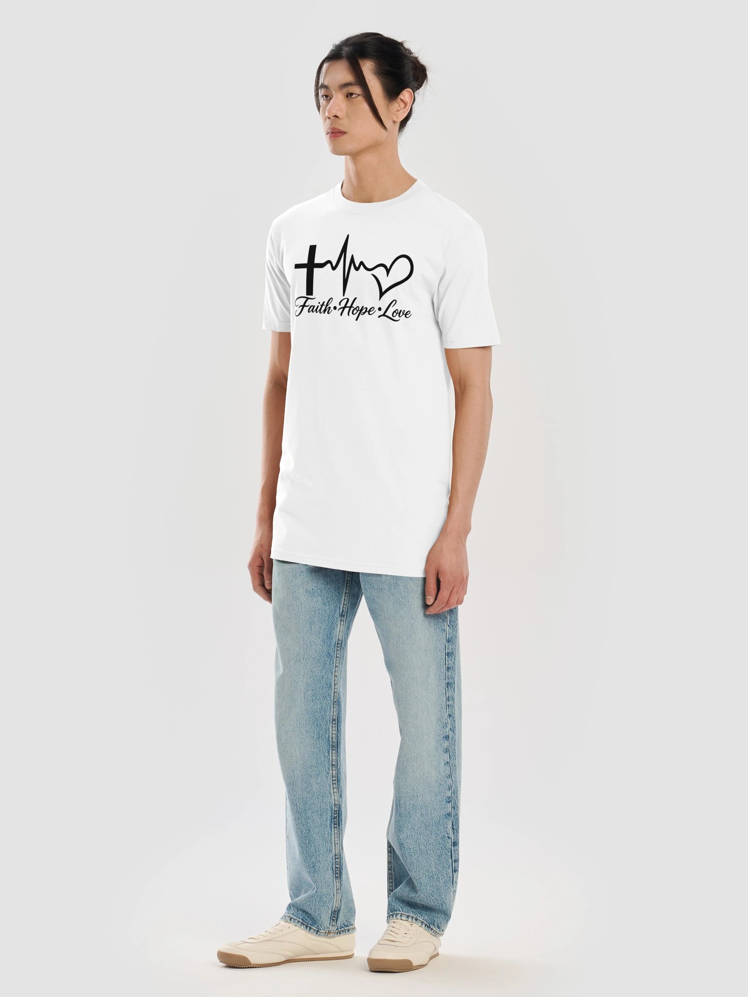 Minimal Black Heavyweight Tee by ALLANDMORE product image (7)