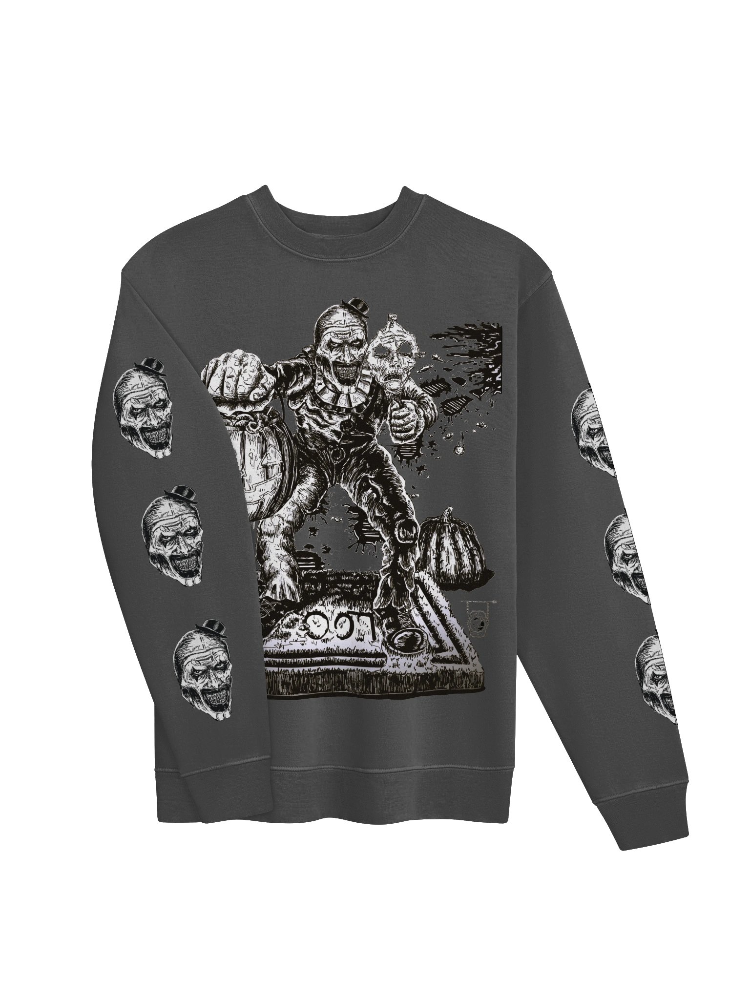 Trick or Treat with Art the Clown- Clean Version- Unisex Sweatshirt product image (14)