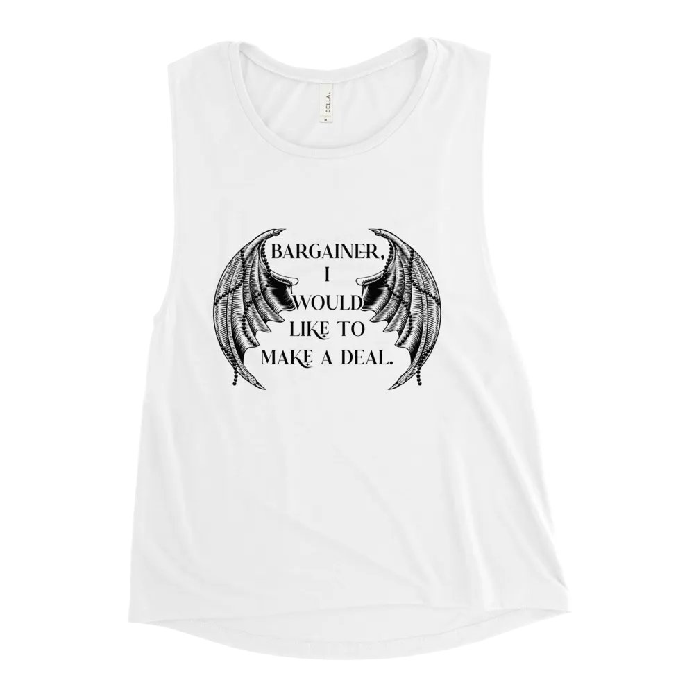 Bargainer Calling Card Bella+Canvas Women's Flowy Muscle Tank product image (46)