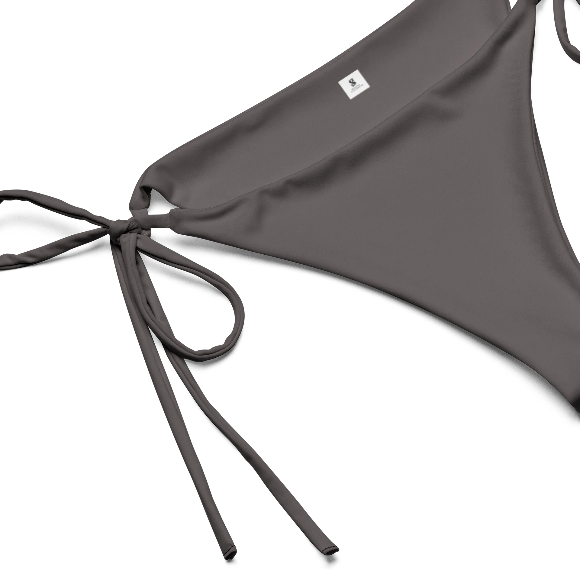 Minimal Gray All-Over Print Bikini Bottom product image (3)