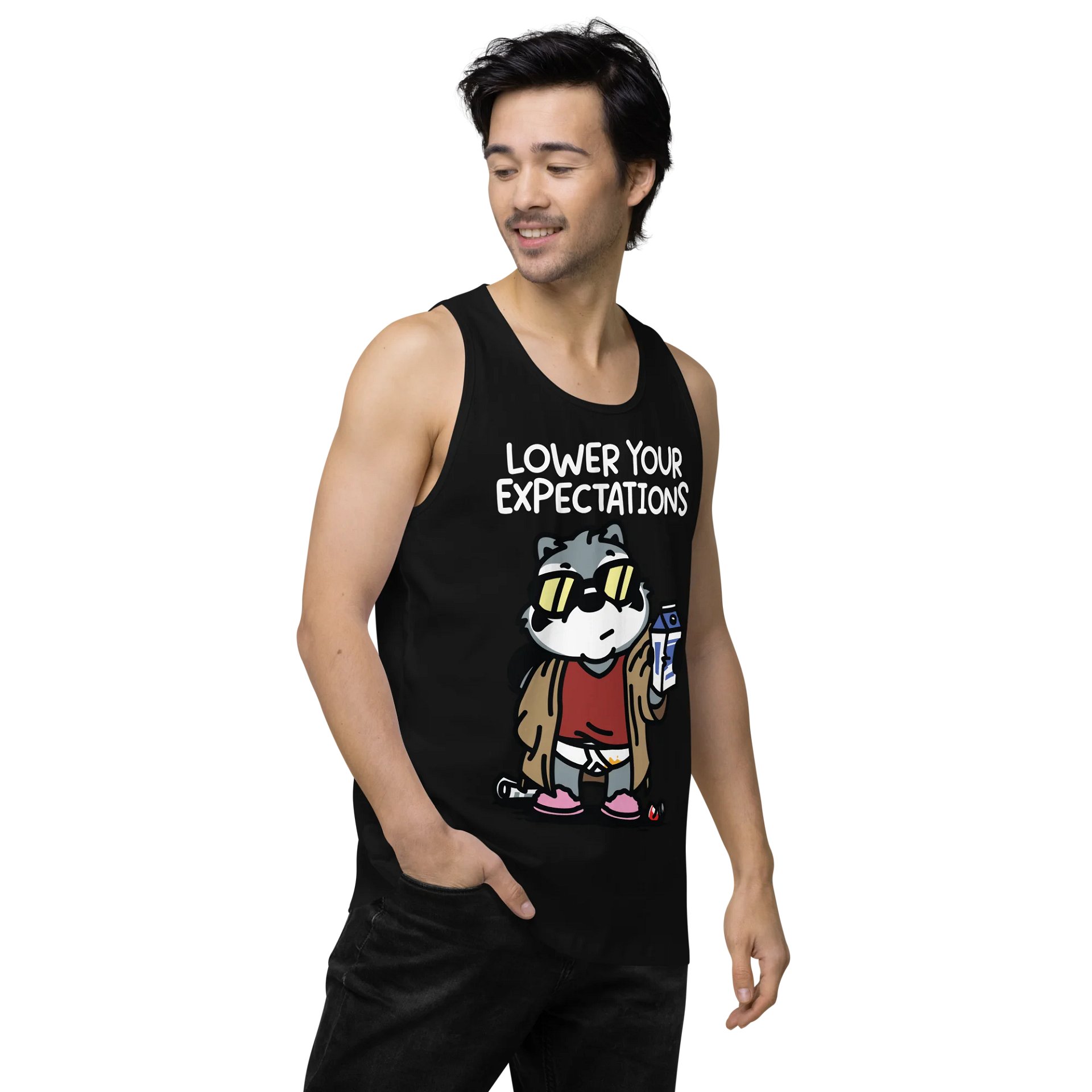 Lower Your Expectations Men's Tank Top product image (3)