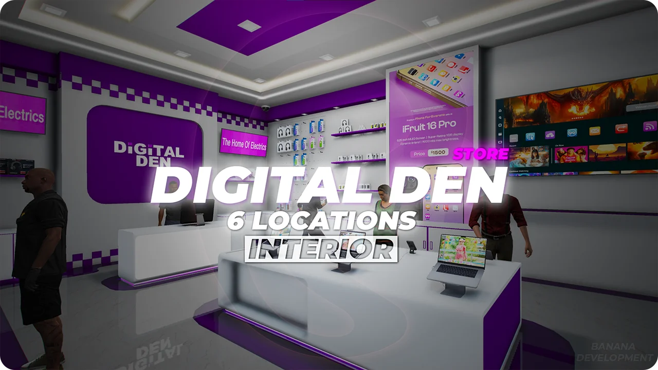 FiveM mlo | Digital Den Shop mlo | 6 Location's product image (1)