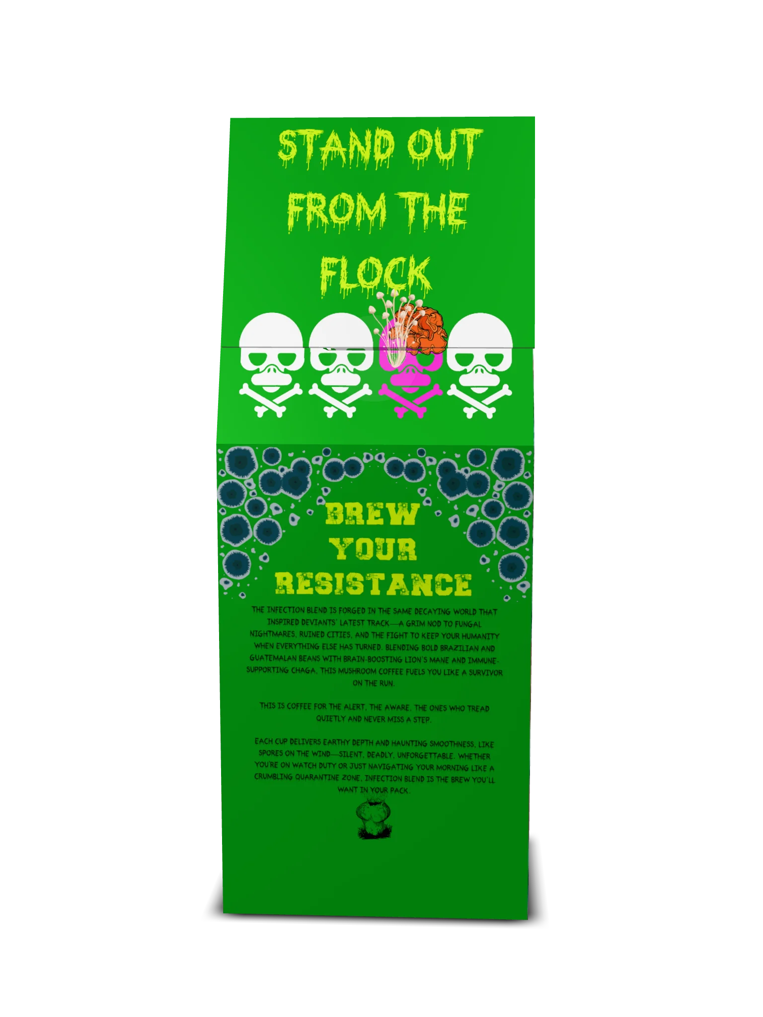 Deviants Infection Blend Mushroom Coffee and Tumbler product image (2)