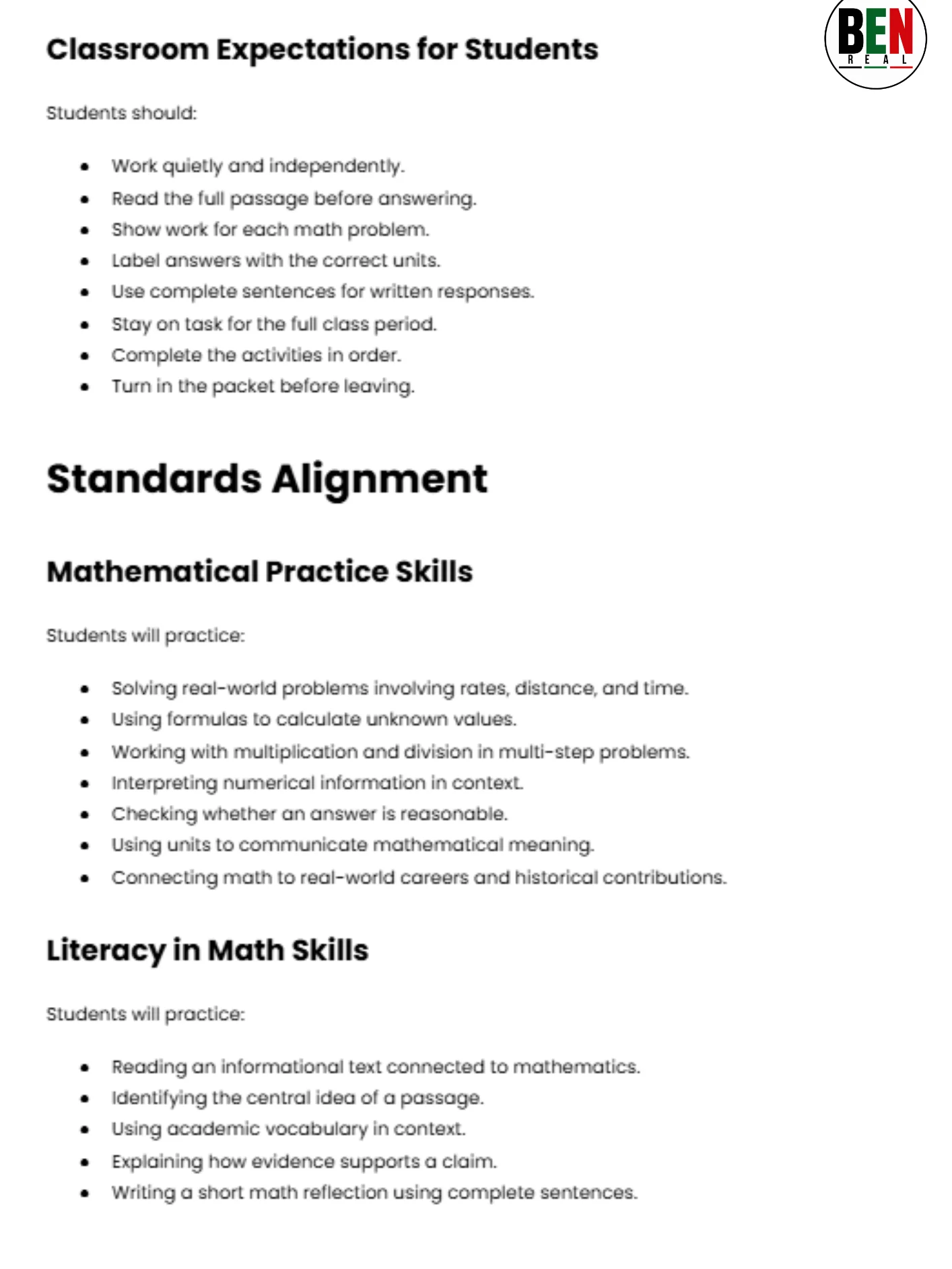 Black History 365 Sub Plan: Katherine Johnson and the Math of Space Travel | Middle School Math| 60-Minute Lesson product image (4)