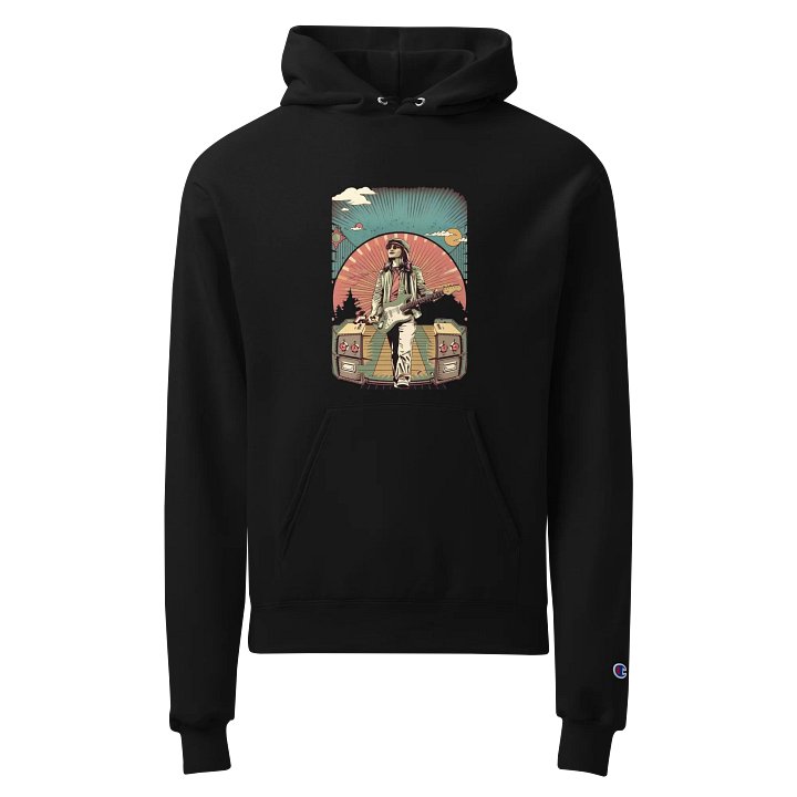 Vintage Guitarist Hoodie, Champion product image (1)