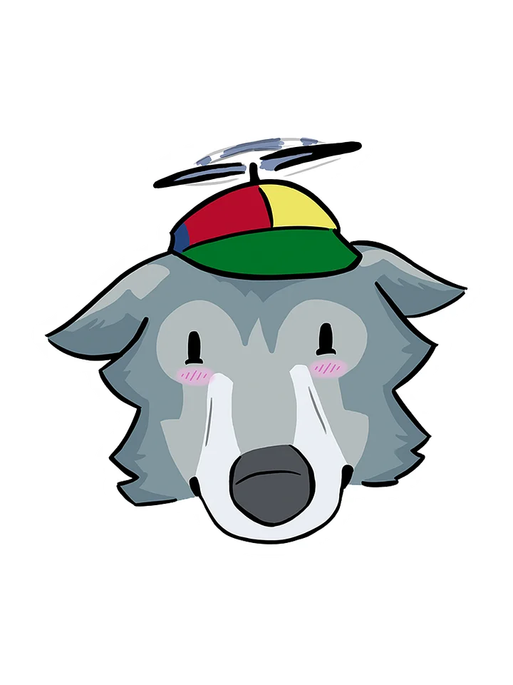 Whimsy Wolp Sticker product image (1)