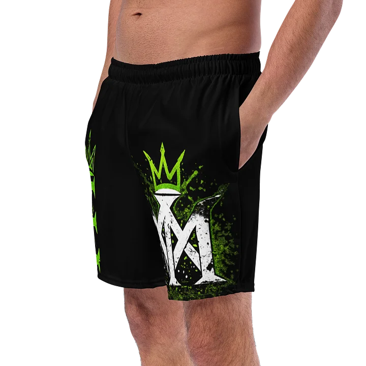 MMD Crowned Neon Graphic Swim Trunks product image (2)