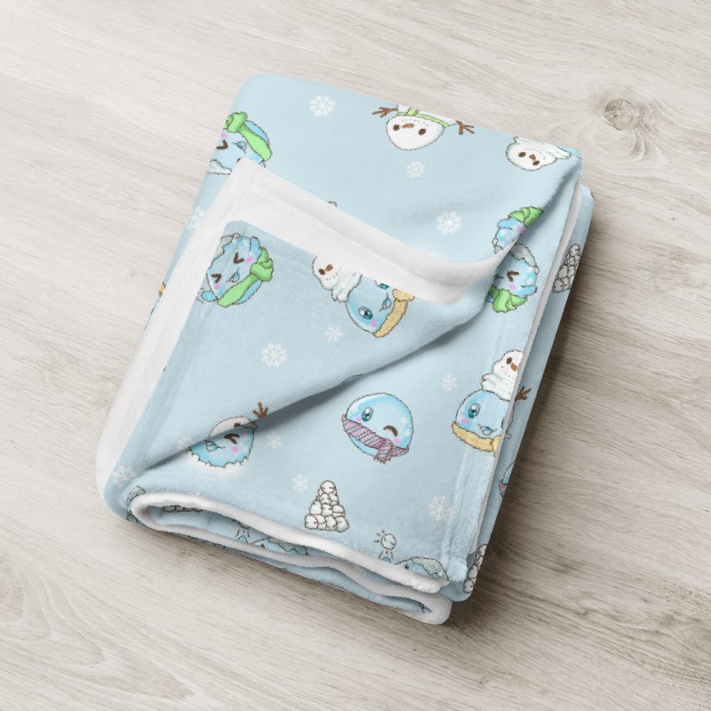 Snow Slime Throw Blanket product image (3)