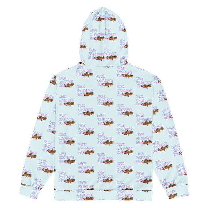 F--k Yo Gender Rol[e]s - Middle Zip Hoodie product image (2)
