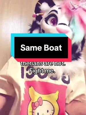We are in the same boat #furry #fursuit #costume #cosplay #therian 