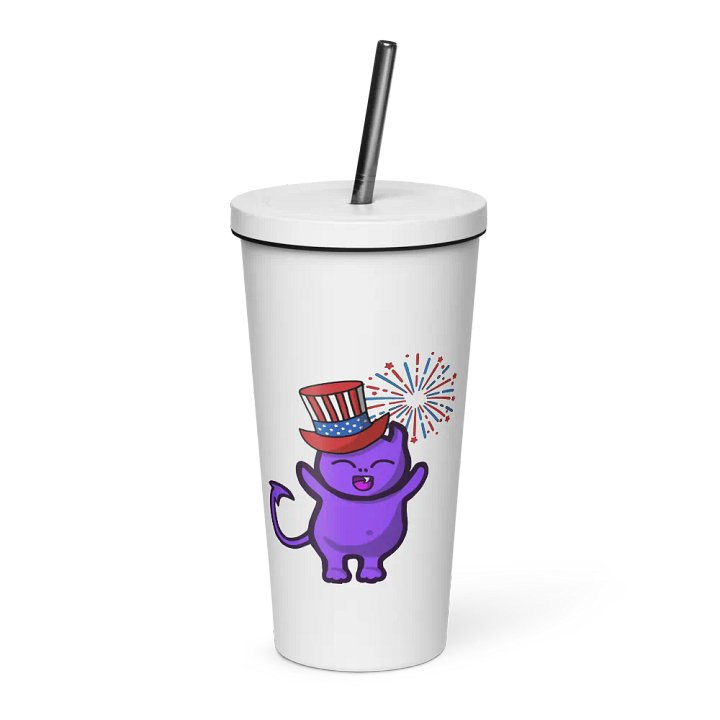 July 4th Insulated Cup With Lid product image (127)