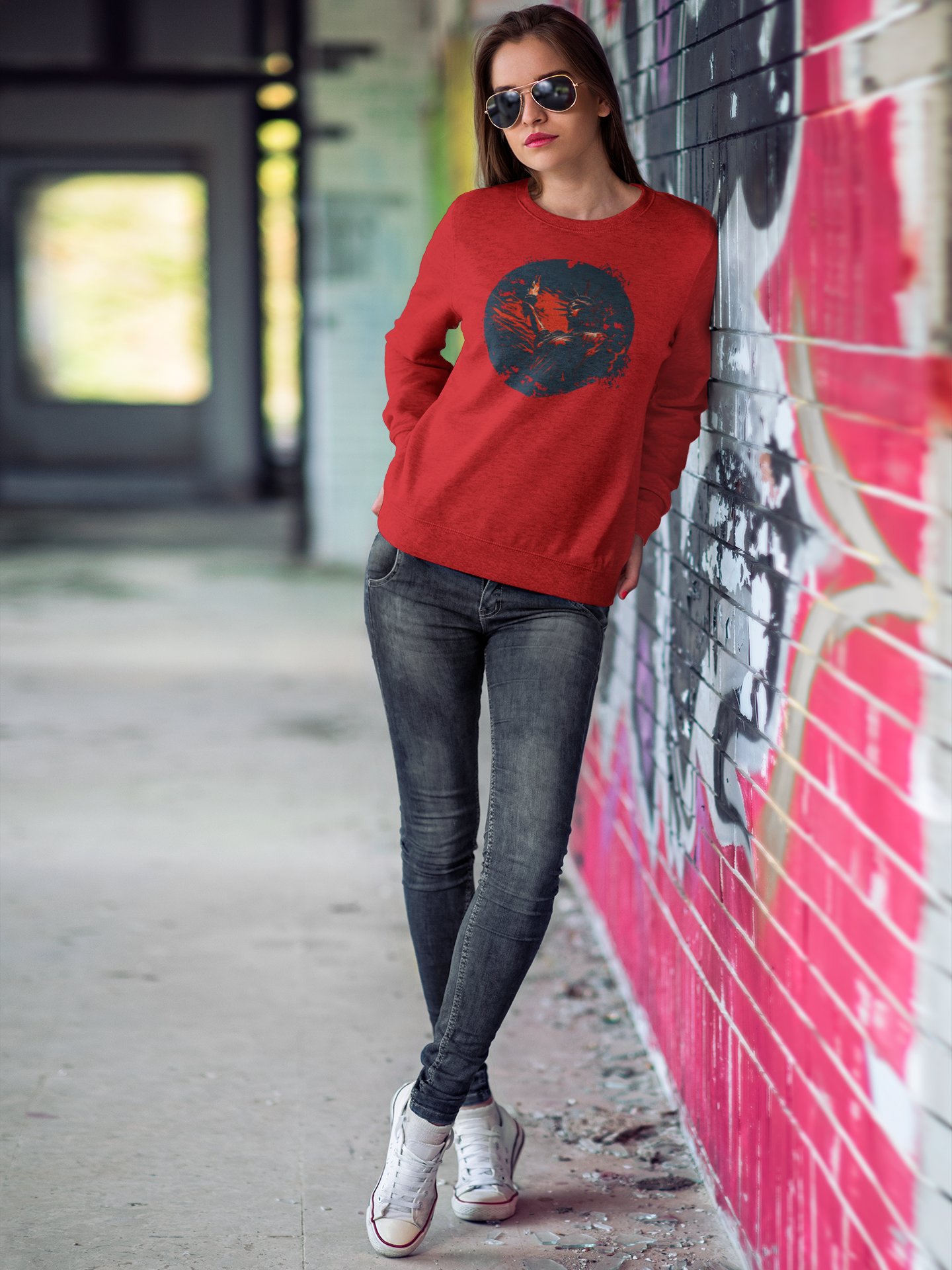 Liberty Strokes Crewneck Sweatshirt product image (49)