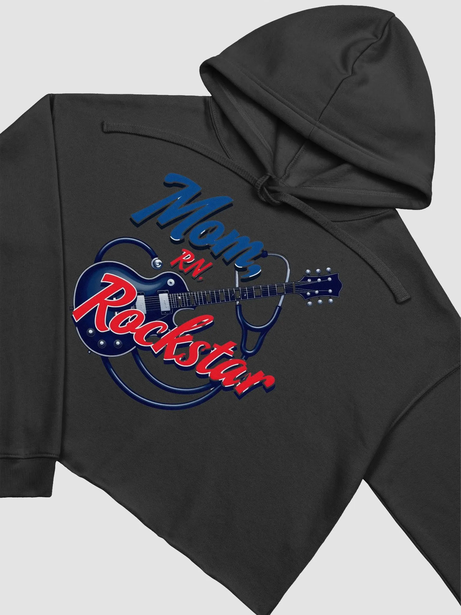 mom, Rockstar, RN Crop Hoodie product image (19)