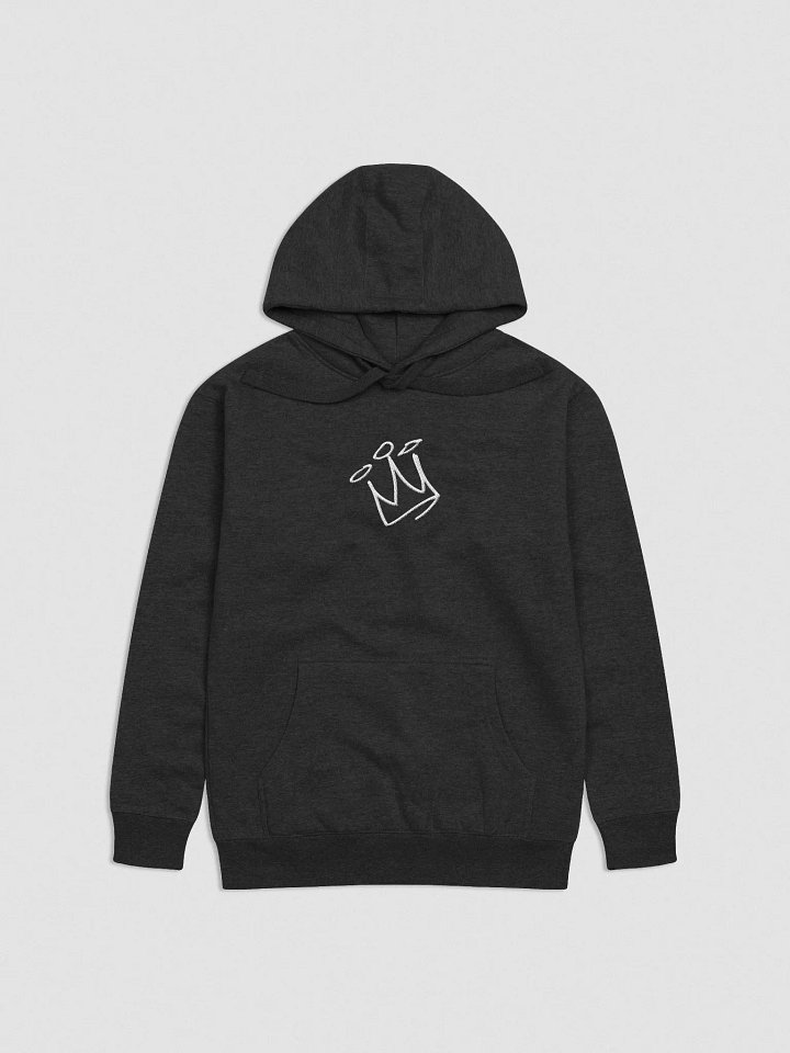 YourBoyJun's Hand-Drawn Crown Hoodie: Elevate Your Style with Regal Elegance product image (1)