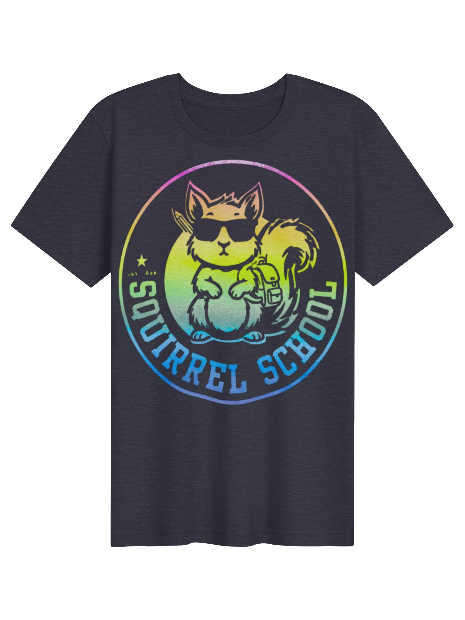 Rainbow Squirrel School Tee product image (1)