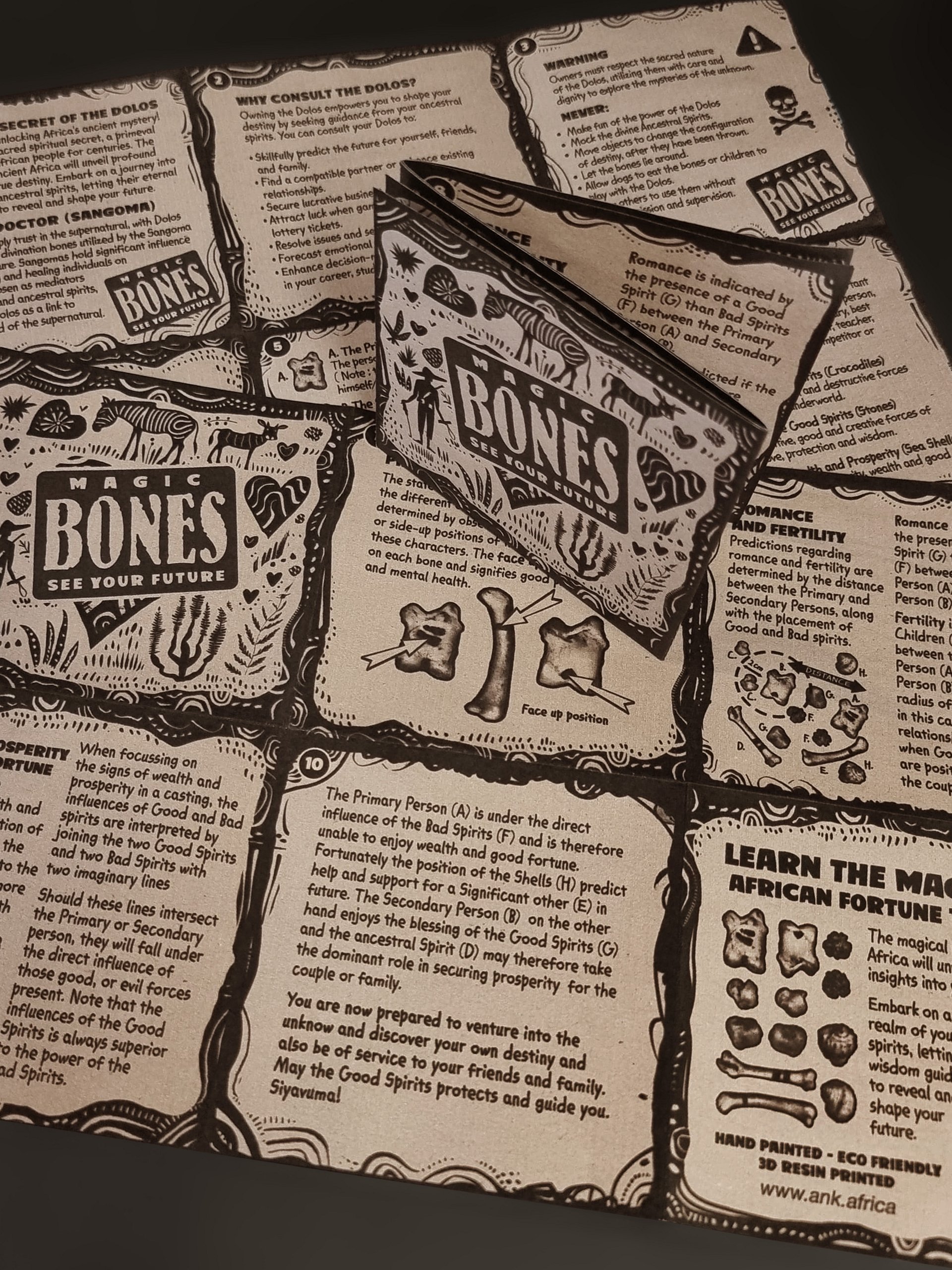 African Magic Bones: Ancient African Fortune-Telling Kit product image (5)