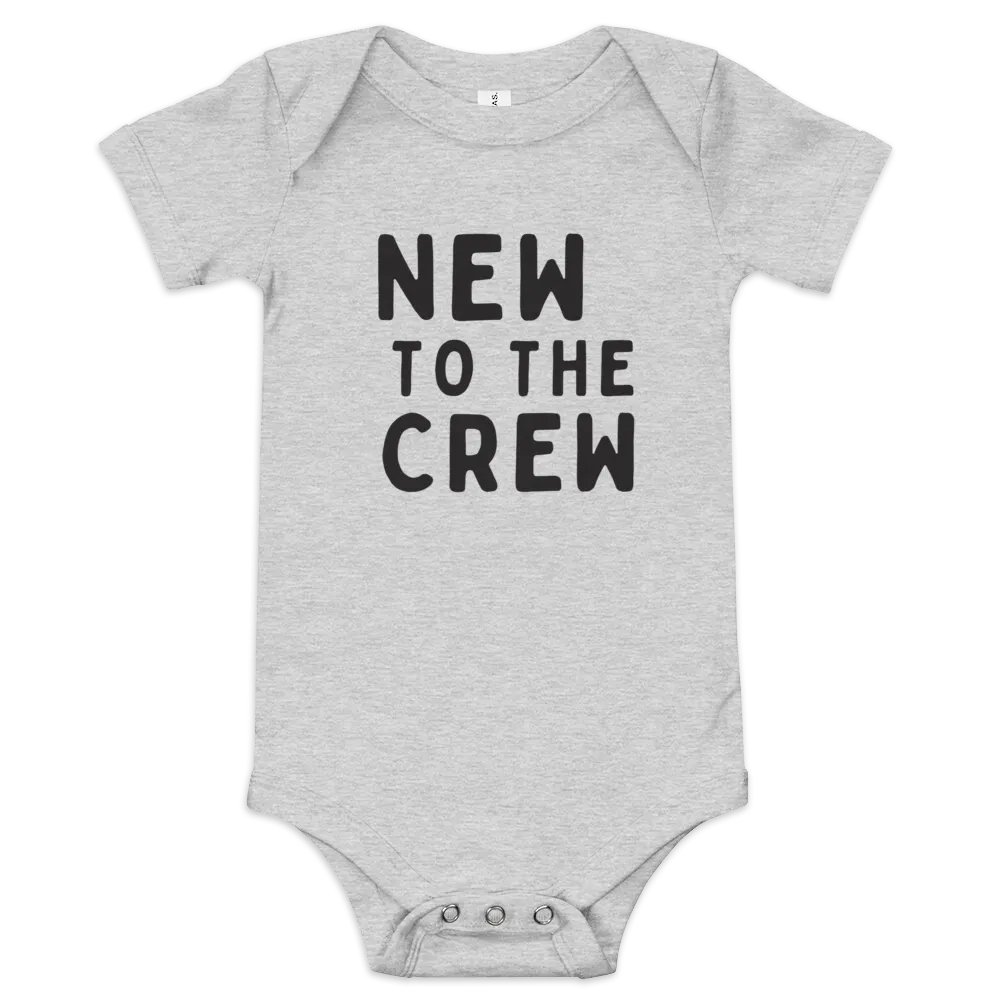 NEW TO THE CREW Baby Short Sleeve Onesie product image (1)