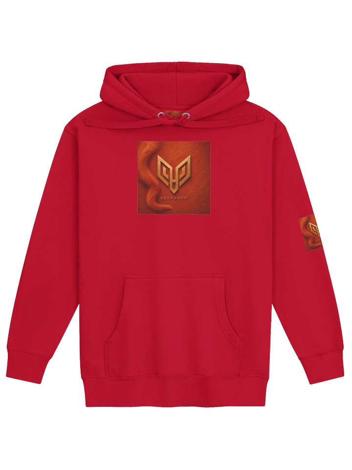 PEAFDOVE® RED HOODIE DUO — Cat Tail Signal Edition product image (1)