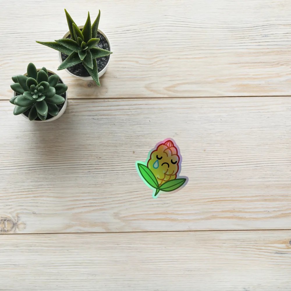 Sad Corn Sticker product image (8)