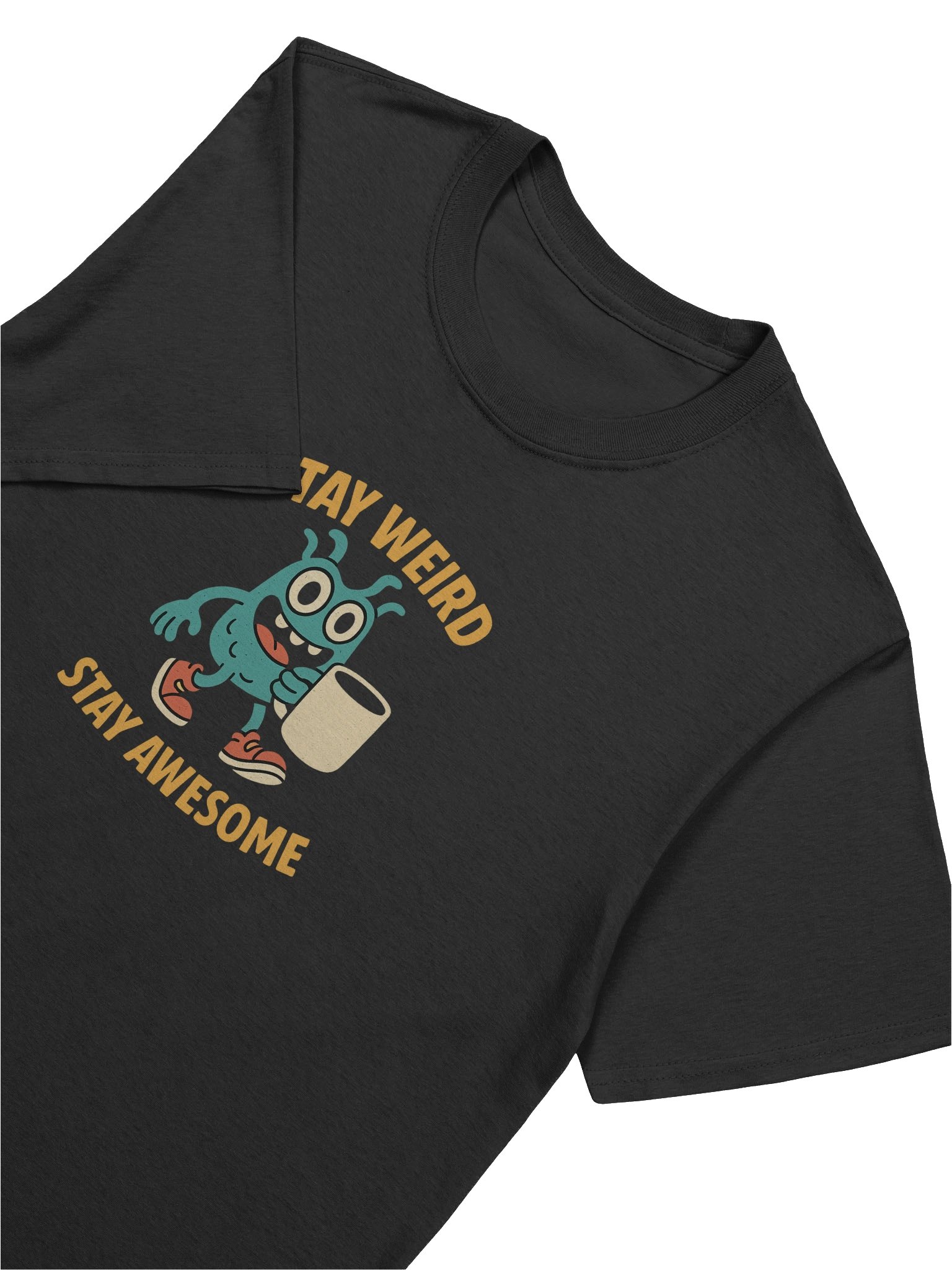 Cartoon Coffee Monster Tee (Unisex) product image (7)
