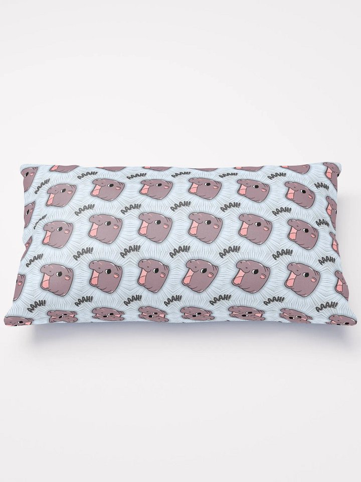 MOODENG'S LIGHT BLUE AAAH! PILLOW! product image (2)