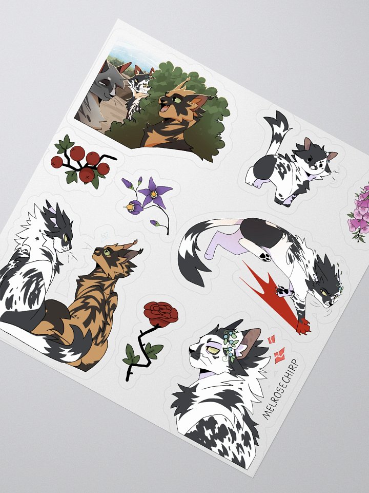 Melrosechirp | EVIL MEDICINE CAT Kiss Cut Stickers product image (2)