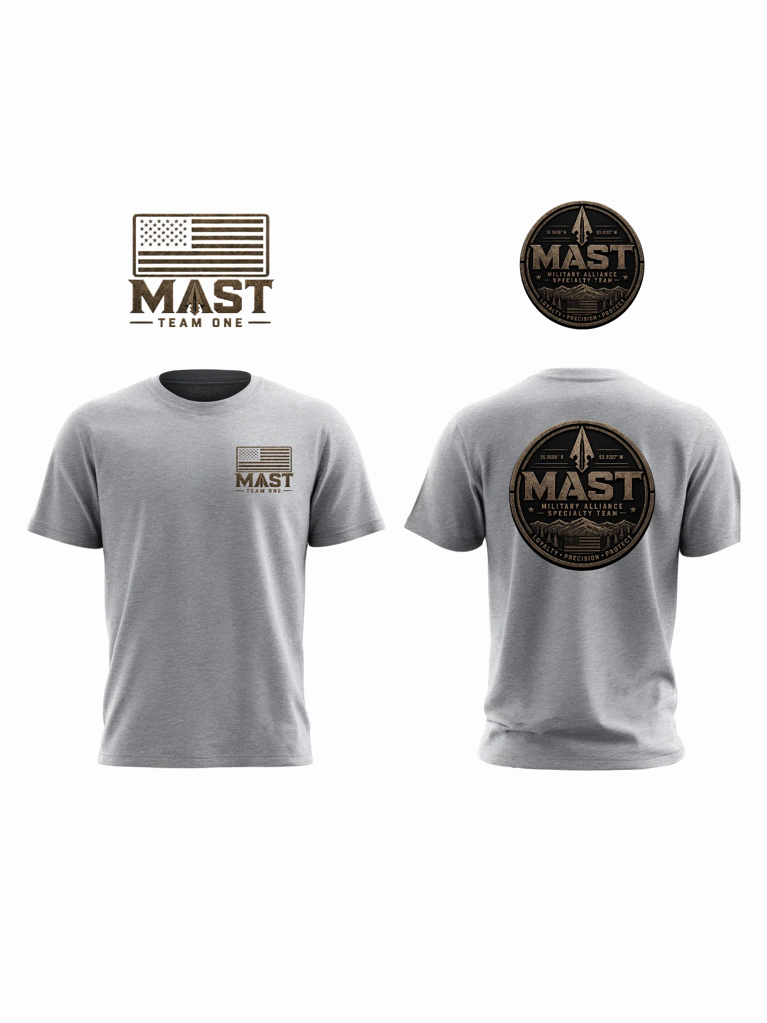 Team One -MAST T-shirt product image (1)