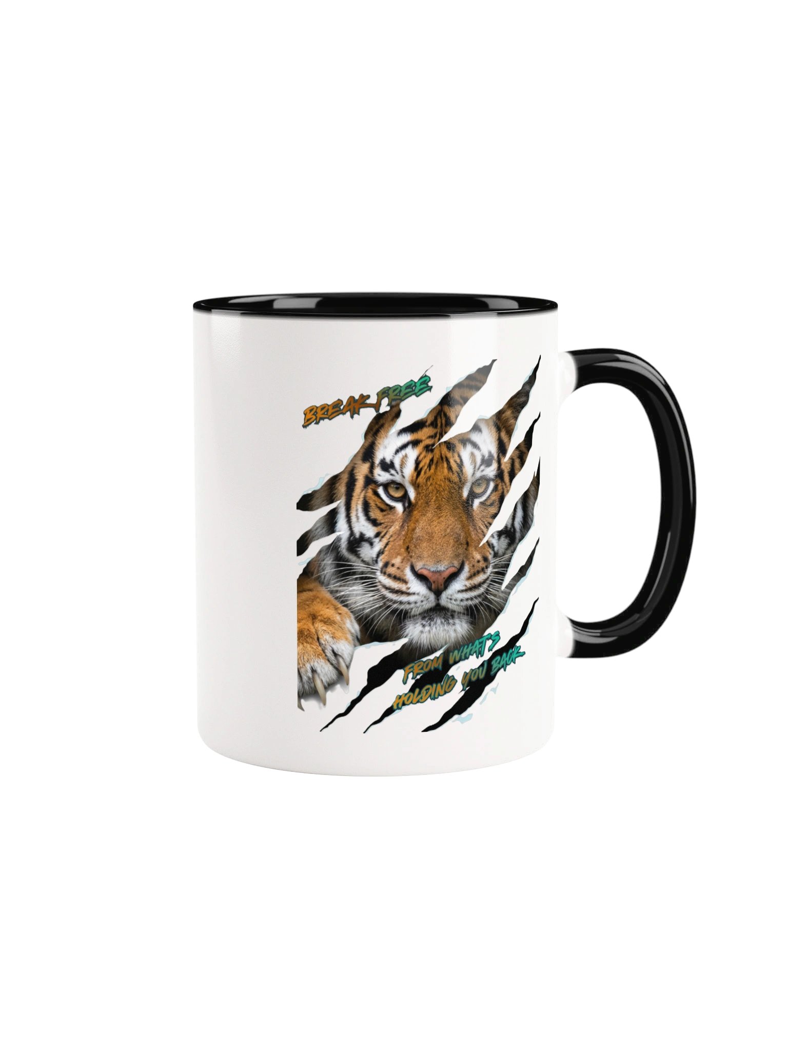Mind Matter - Break Free - Multi Color Tiger Mug product image (9)