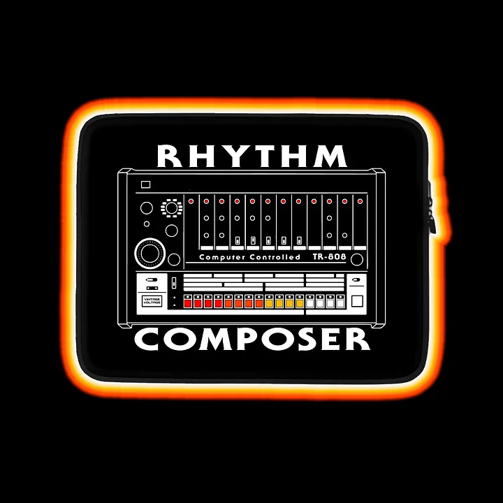 808 Laptop Case - Roland TR-808 Rhythm Composer (Vintage Drum Machine) product image (1)