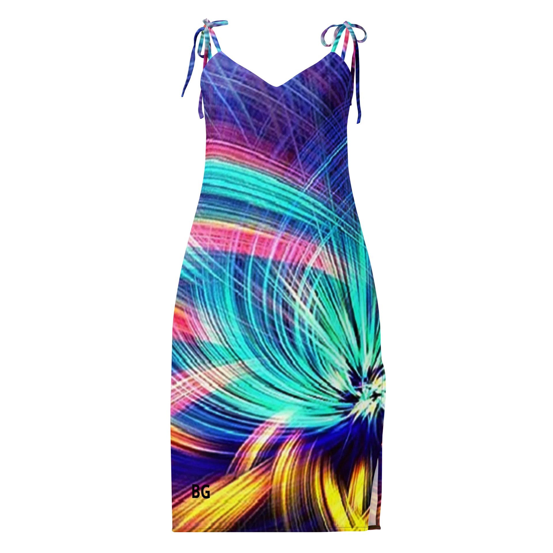 'Spiracles' Midi Chiffon Dress product image (2)