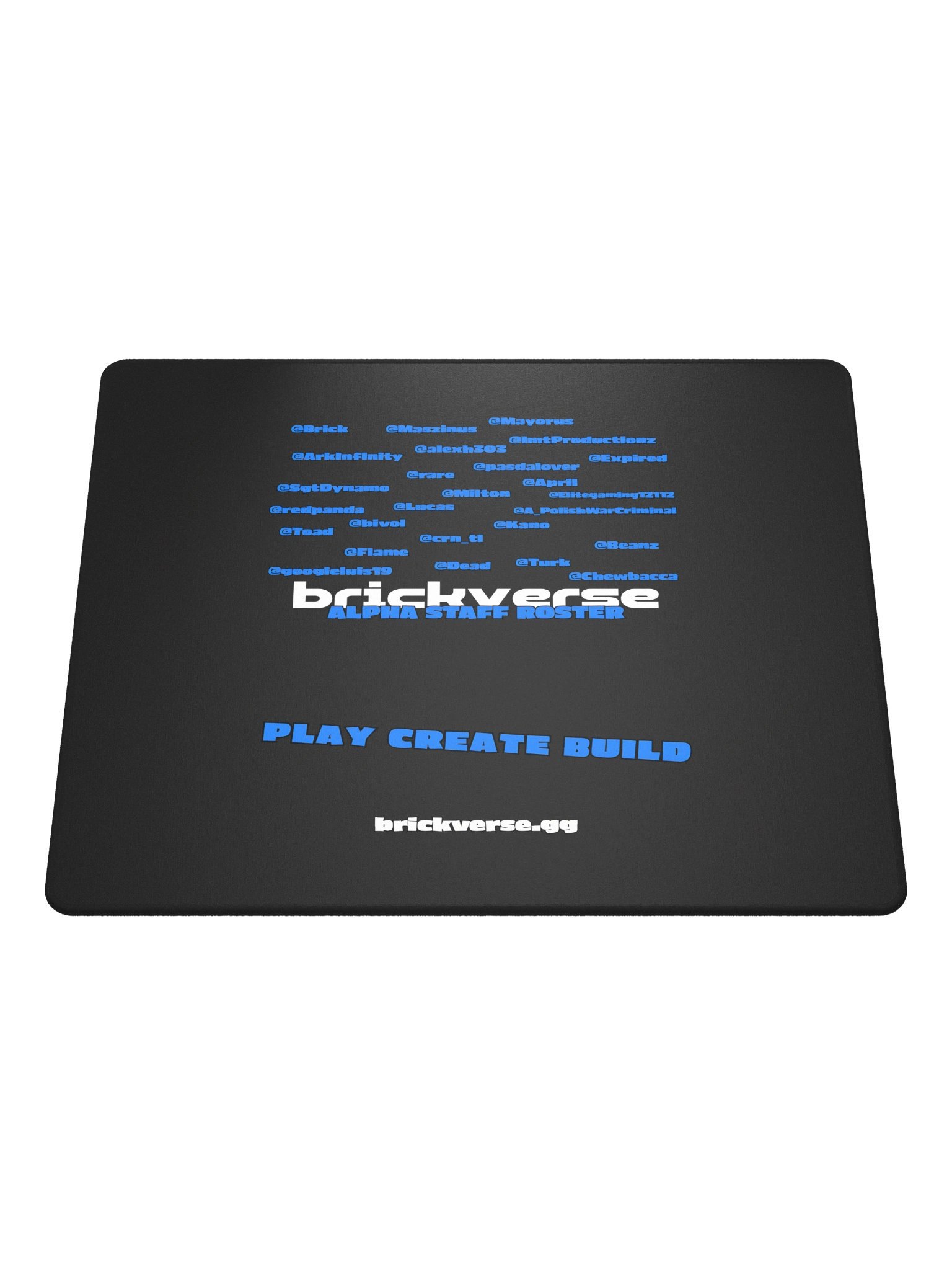 Brickverse Alpha Staff Roster Gaming Mouse Pad product image (1)