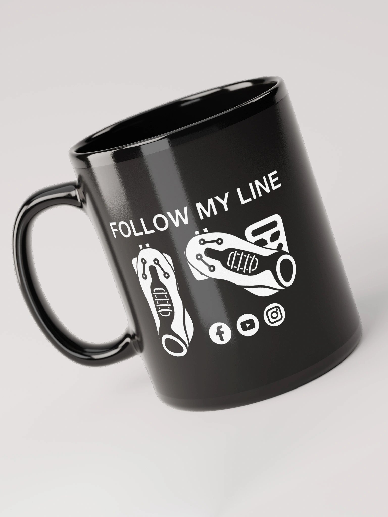 Follow My Line Logo Mug product image (6)