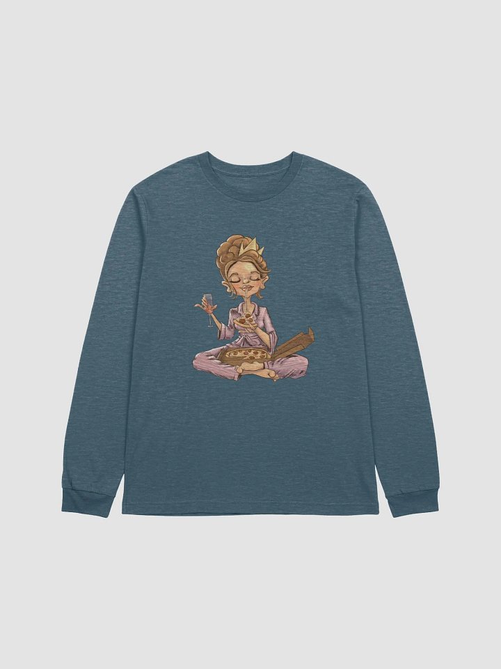 Pizza & Pink Champagne Super Soft Longsleeve Tee product image (4)