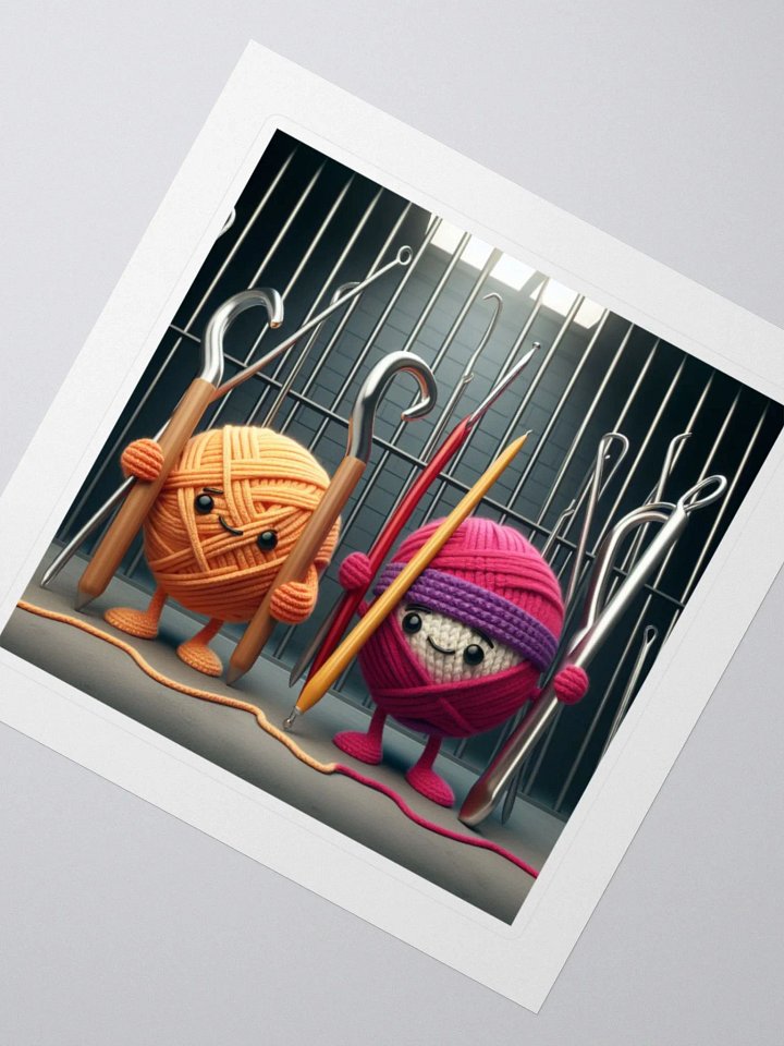 Bad Yarn Bandits 3 Kiss Cut Stickers product image (2)