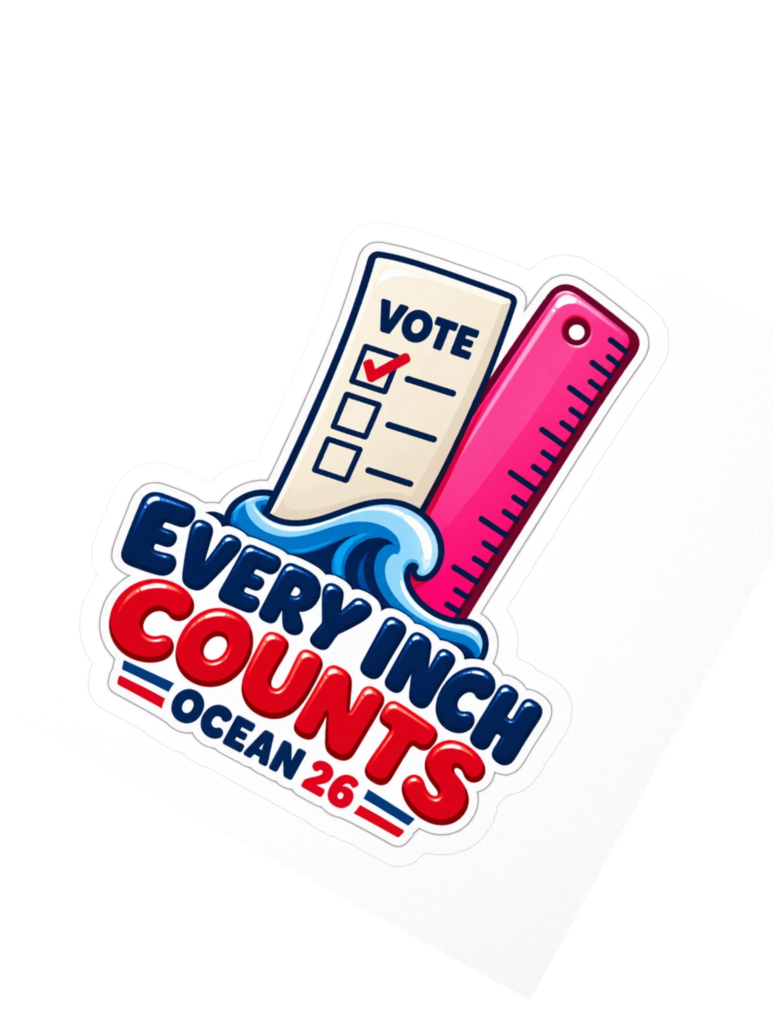Every Inch Counts Sticker product image (5)