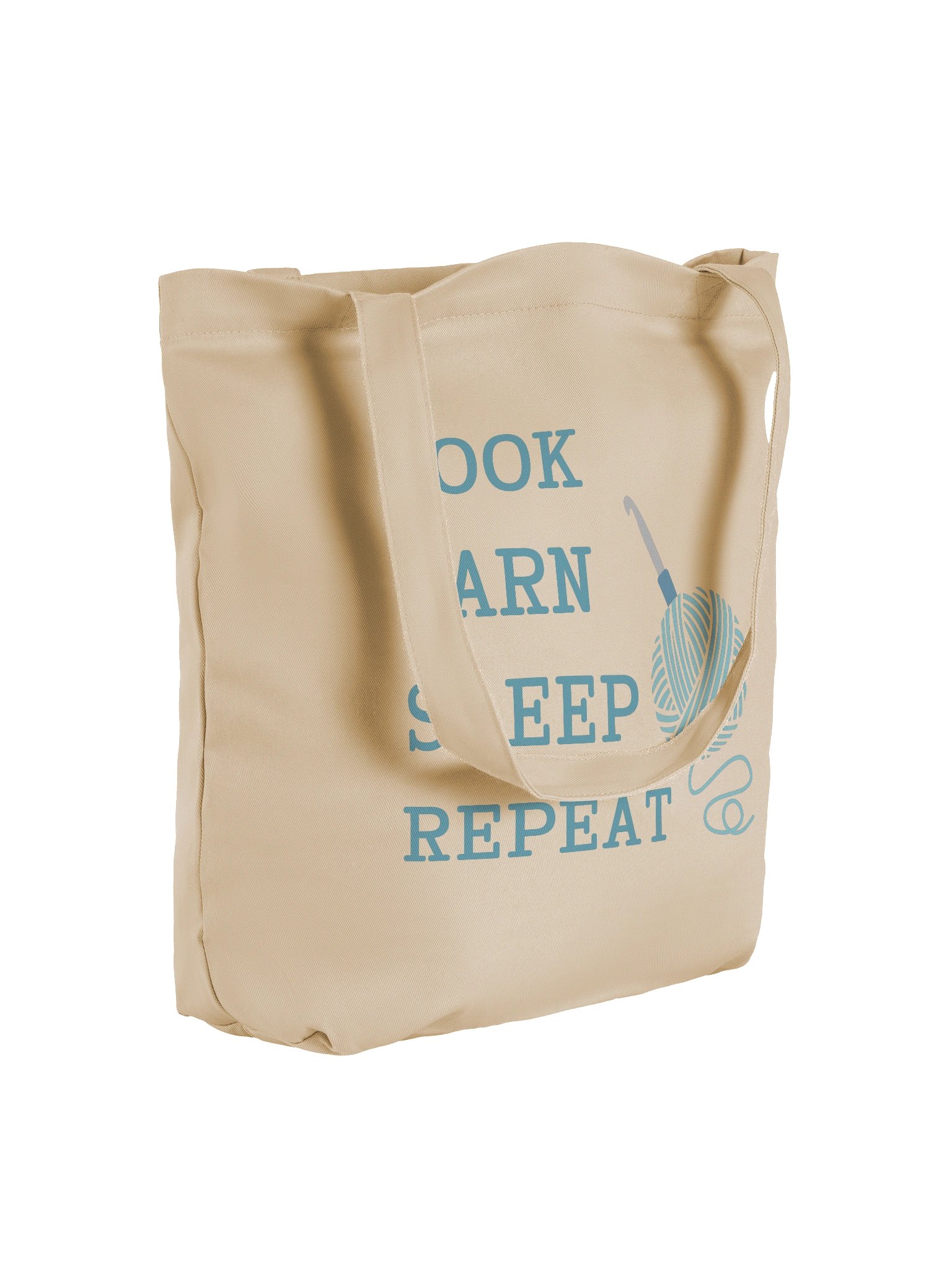 Hook • Yarn • Sleep • Repeat Tote Bag product image (4)