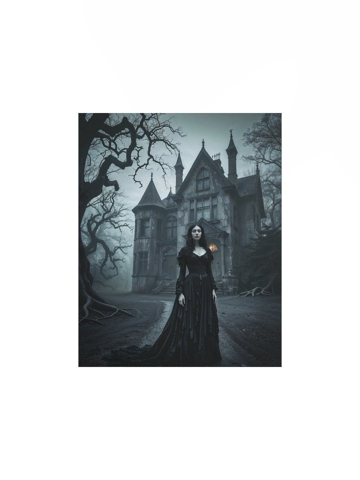 The Widow of Blackthorn Manor Matte Poster product image (1)
