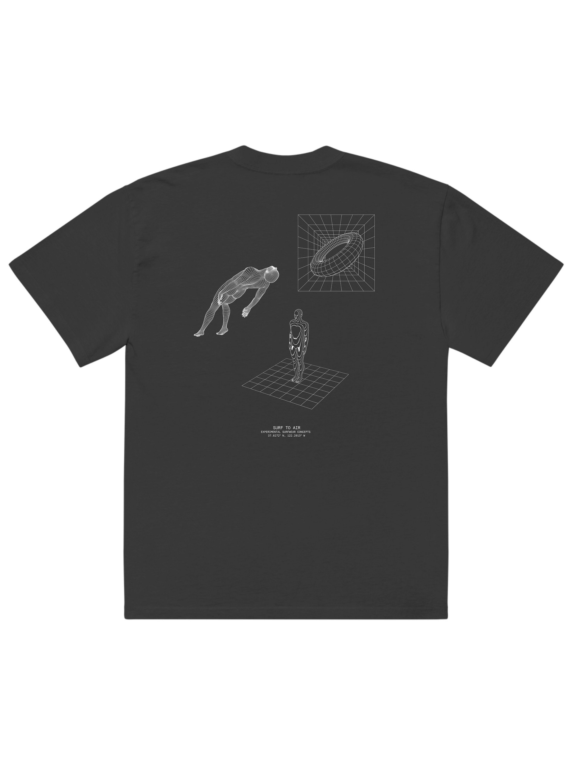 Ascend | Oversized Tee (Faded Black) product image (3)
