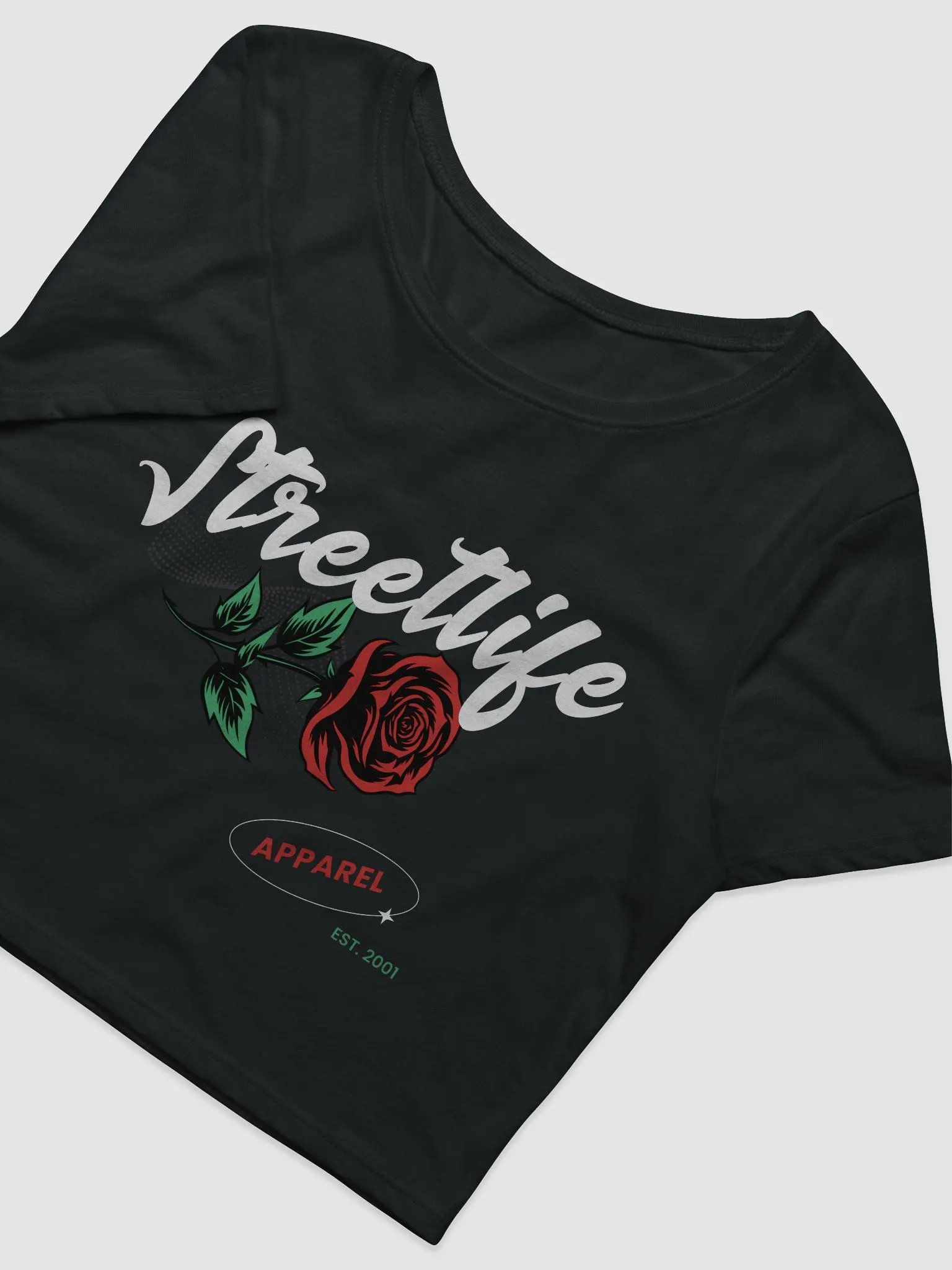 Streetlife Rose Logo Cropped Tee product image (3)