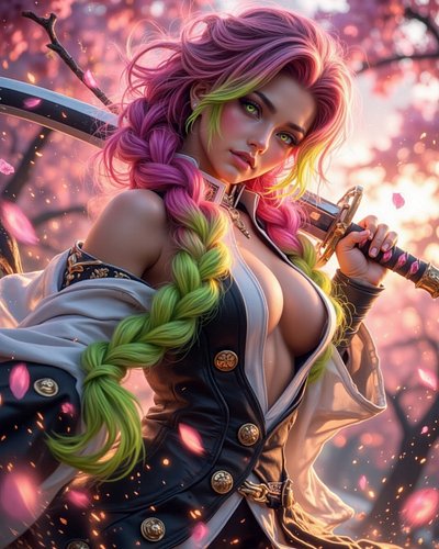 #animeartwork #mitsurikanroji #demonslayerart #kimetsunoyaiba #animewaifu #fantasygirlart #aigirls #aiartcommunity #ultrareal...