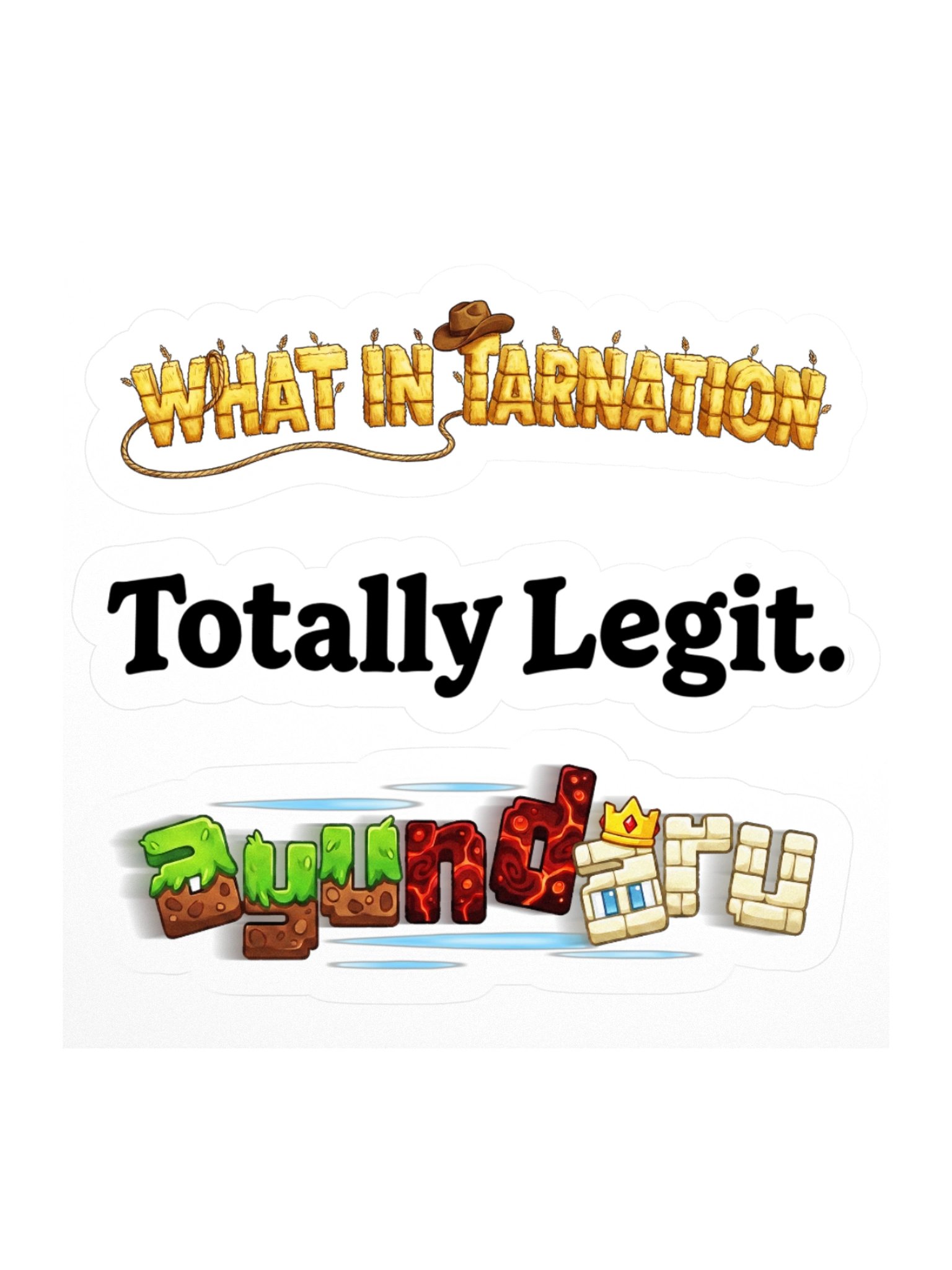 Totally Legit Stickers product image (2)