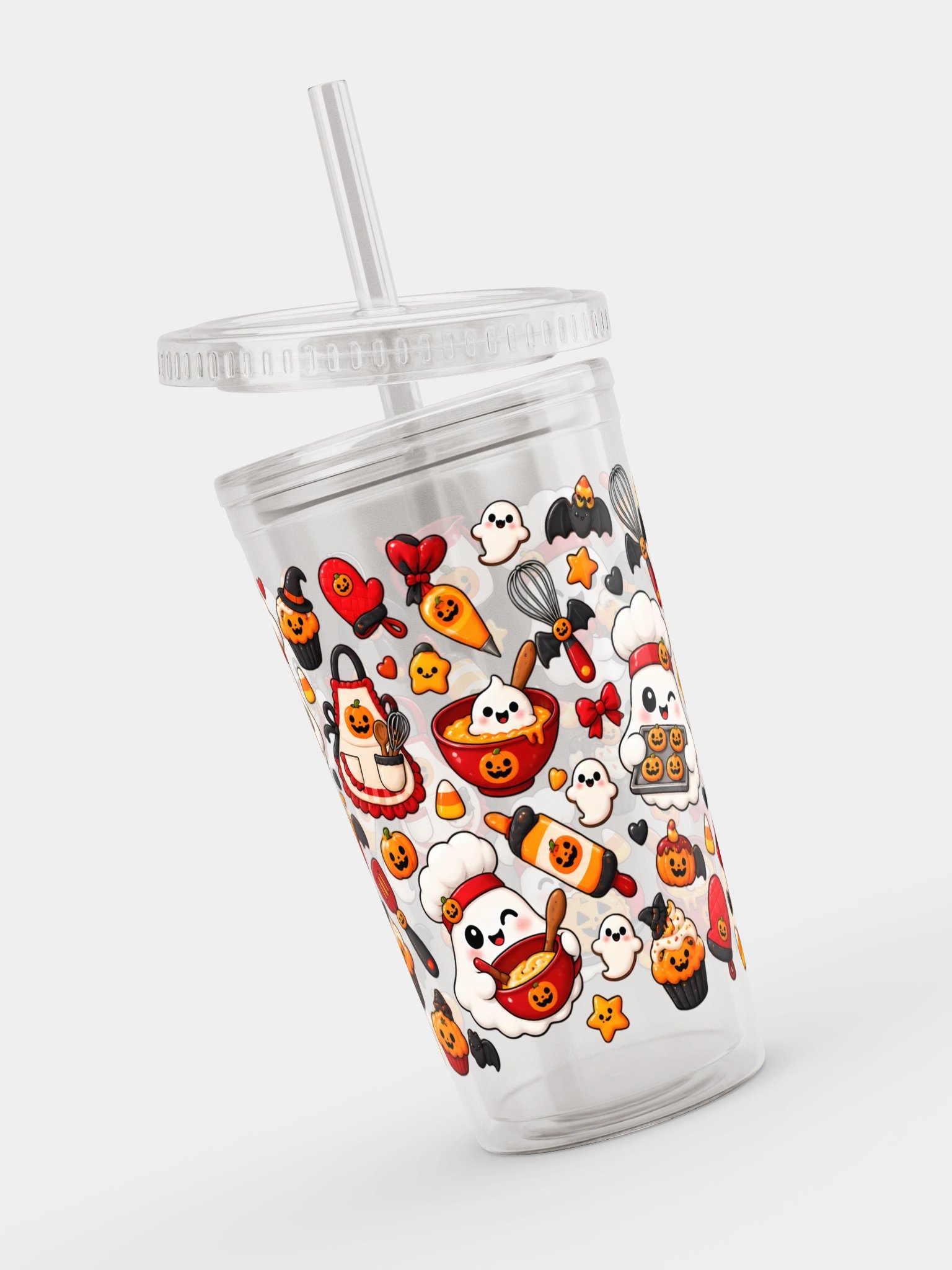 Halloween X Chef Mashup Clear Wall Tumbler 16 Oz (473 ml) product image (4)