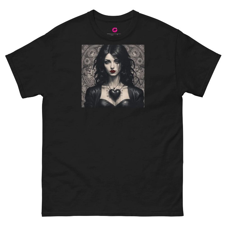 Gothic Black Heart T-Shirt product image (2)