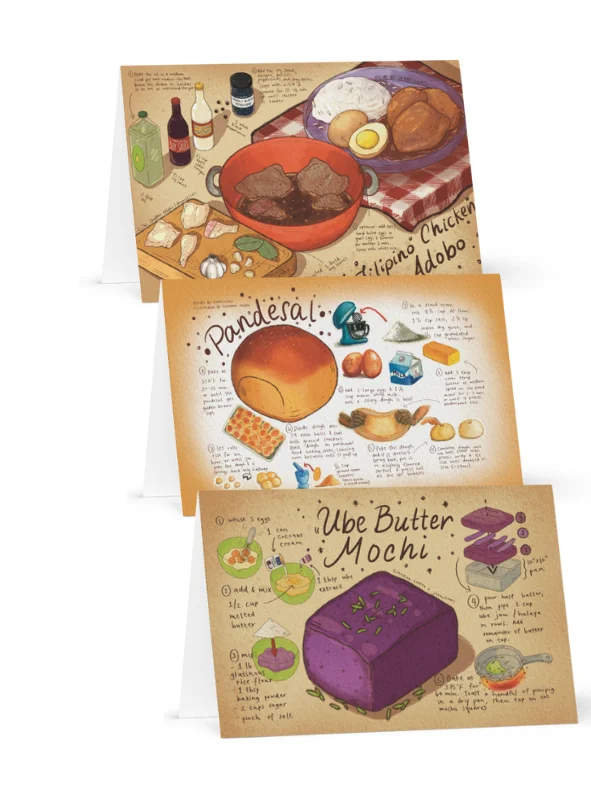 Recipe Art Greeting Card - 3 Pack product image (1)