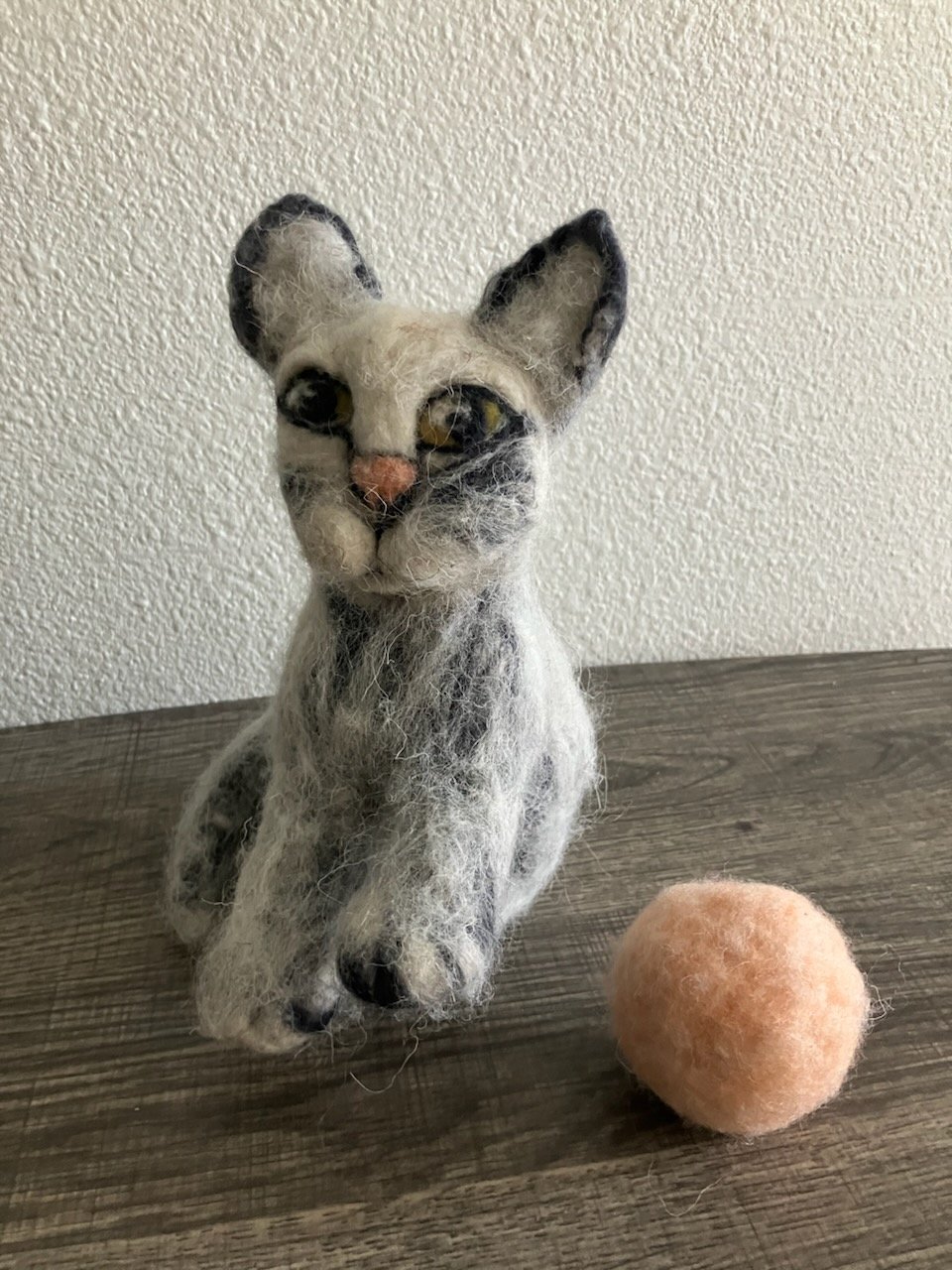 Needle Felted - The "Peaches & Cream" Artist Cat product image (6)