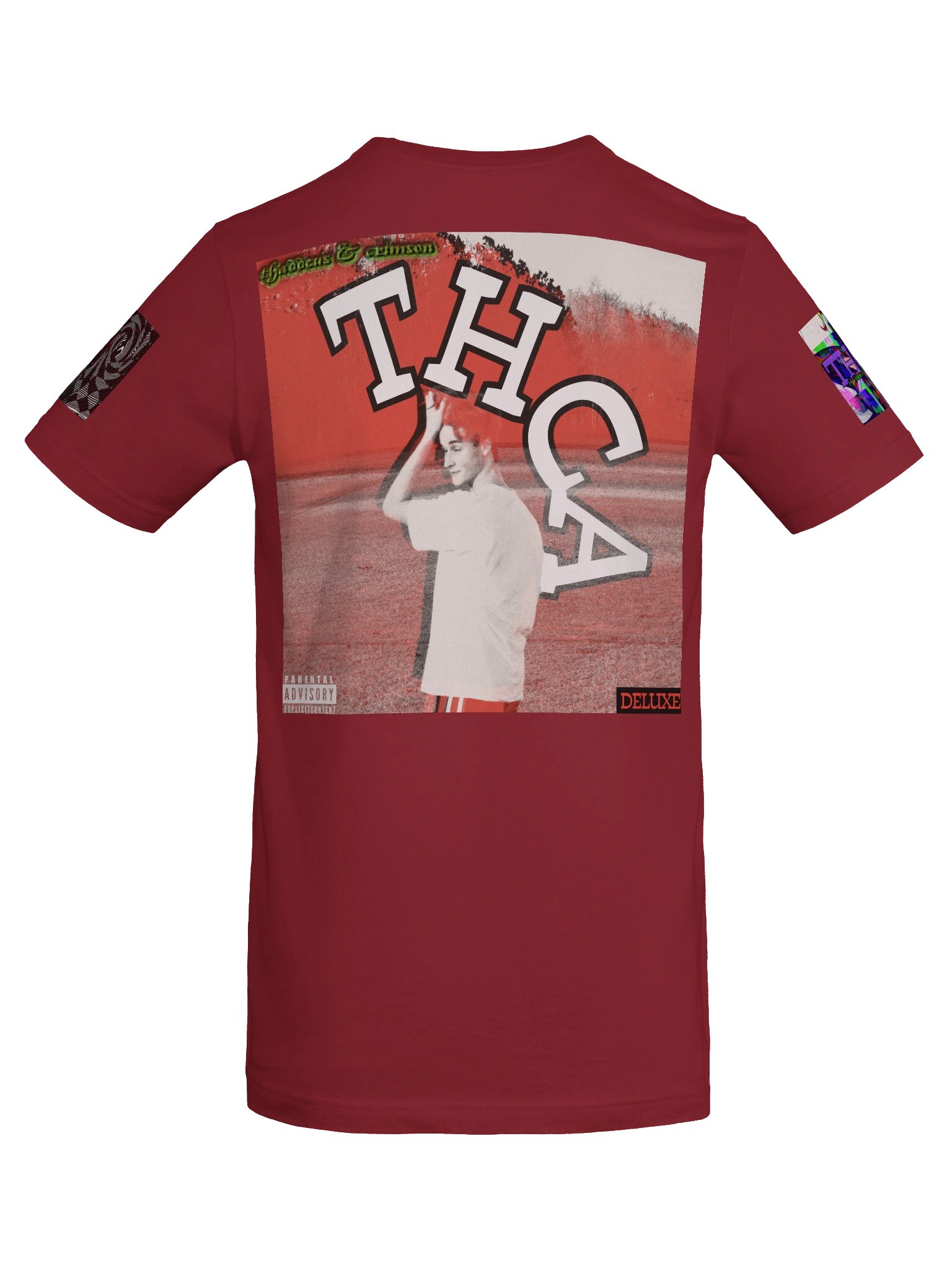 Tee - thaddeus & crimson Cardinal Red product image (6)