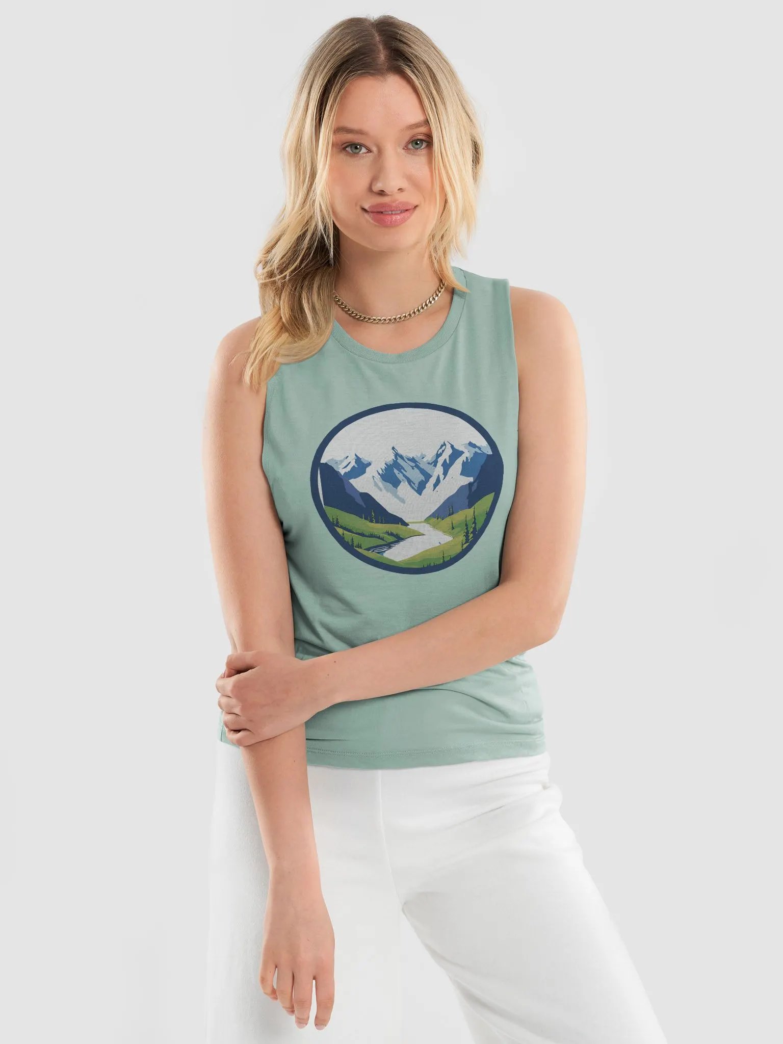 Mountain 1 - Women's Muscle Tank product image (9)
